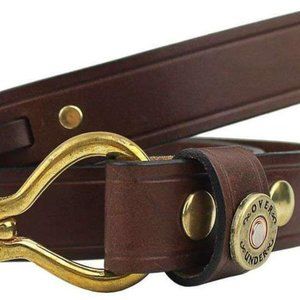 HOOF PICK BELT IN MEDIUM BROWN BY OVER UNDER
